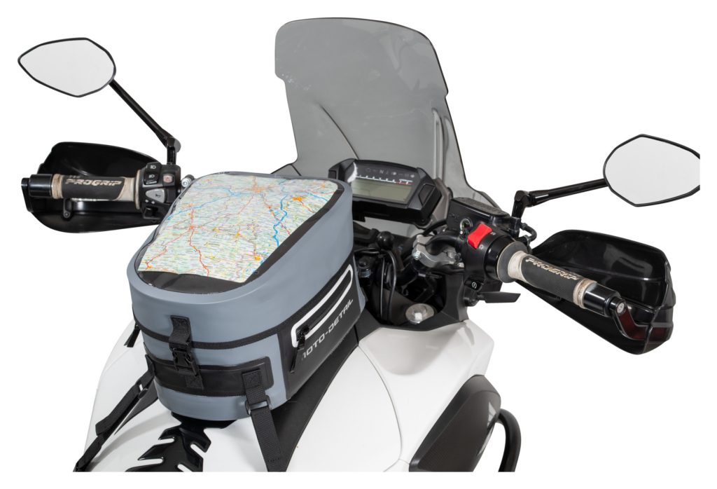 Moto-Detail Tankrucksack auf Motorrad