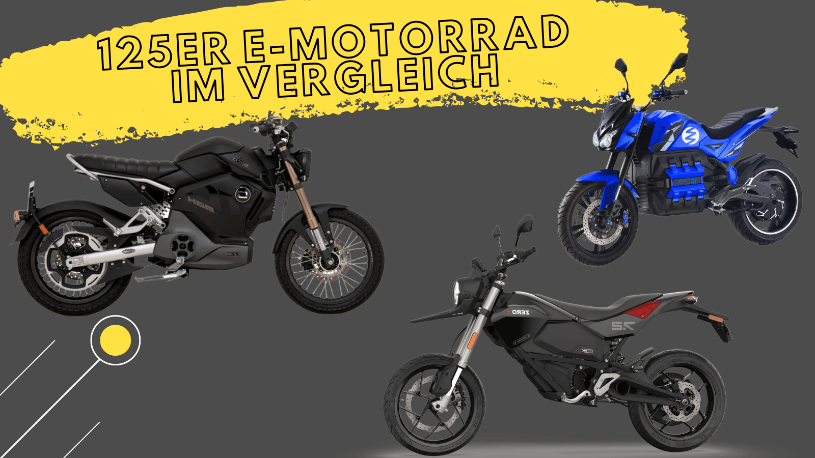 125er Elektro Motorrad Moped Test Vergleich